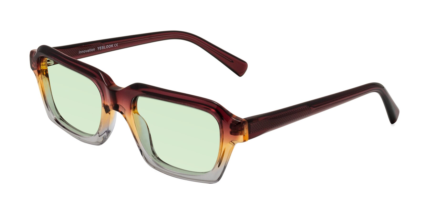 Angle of Innovation in Dawn with Light Green Tinted Lenses