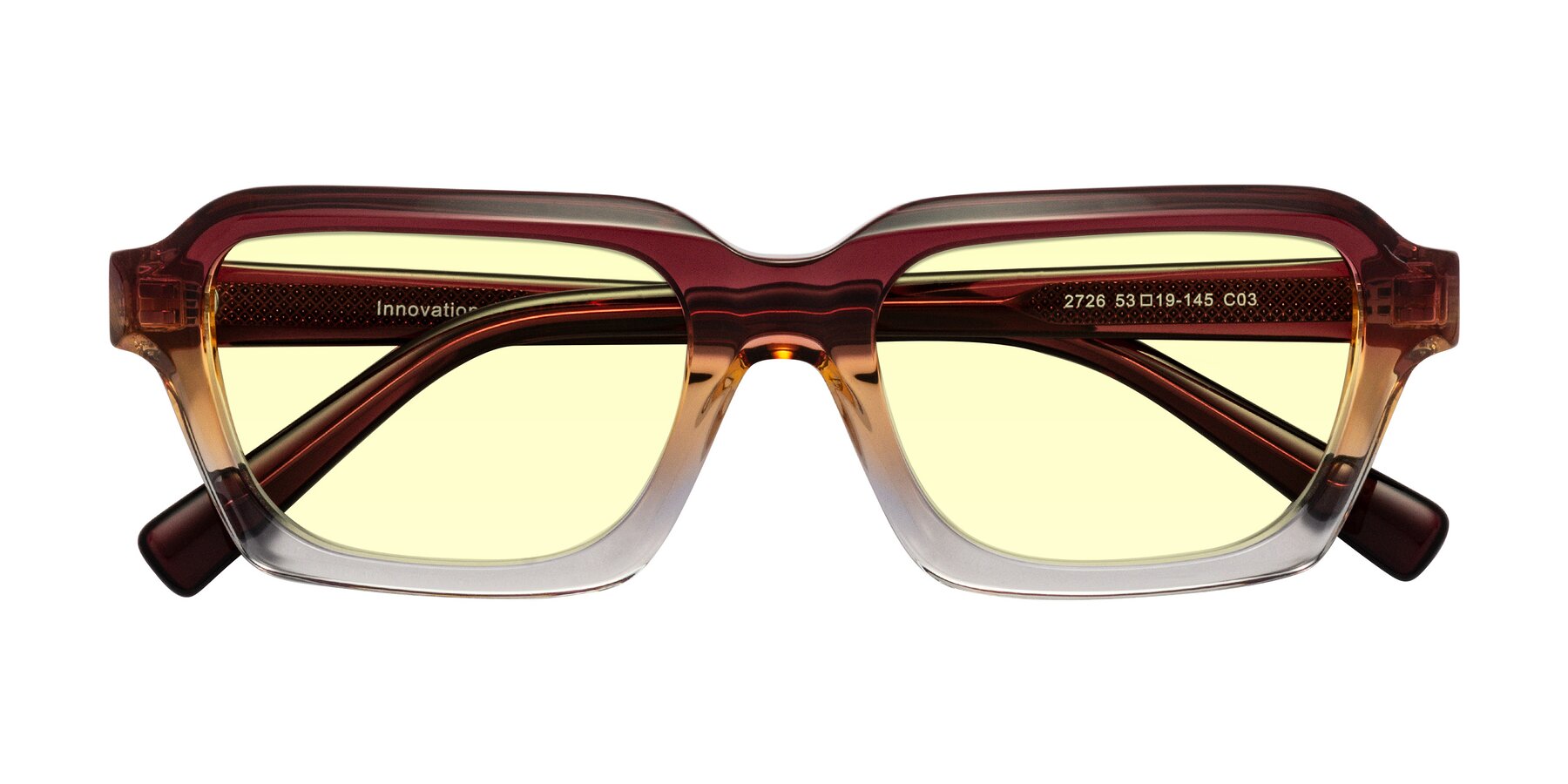Folded Front of Innovation in Dawn with Light Yellow Tinted Lenses