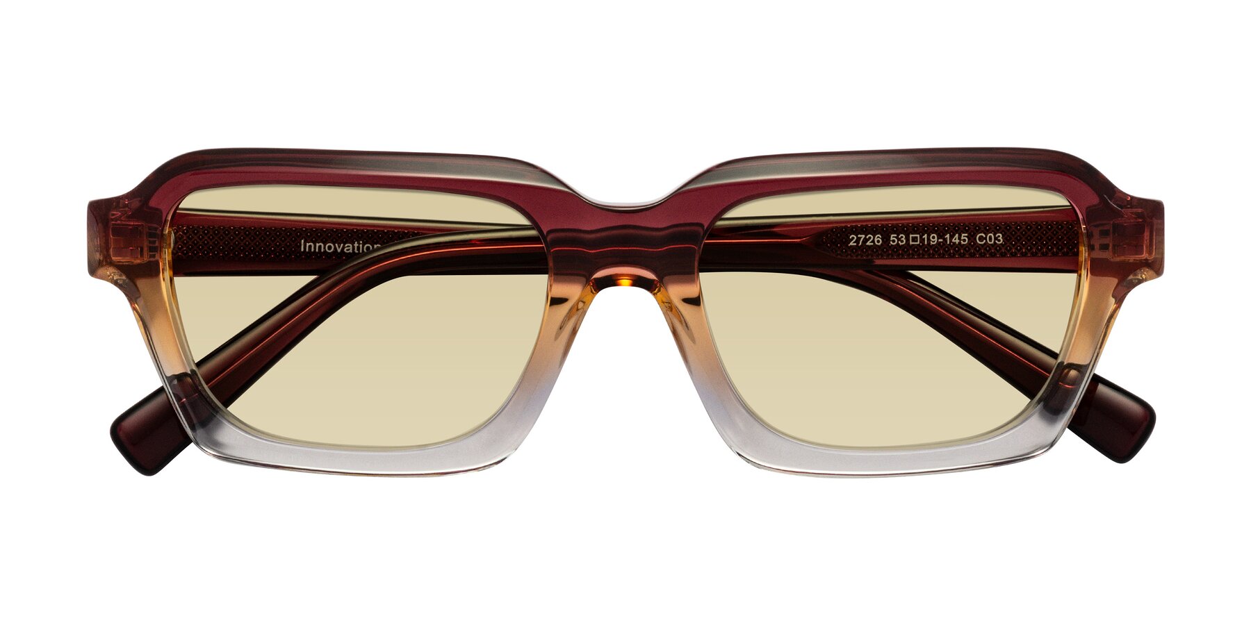 Folded Front of Innovation in Dawn with Light Champagne Tinted Lenses