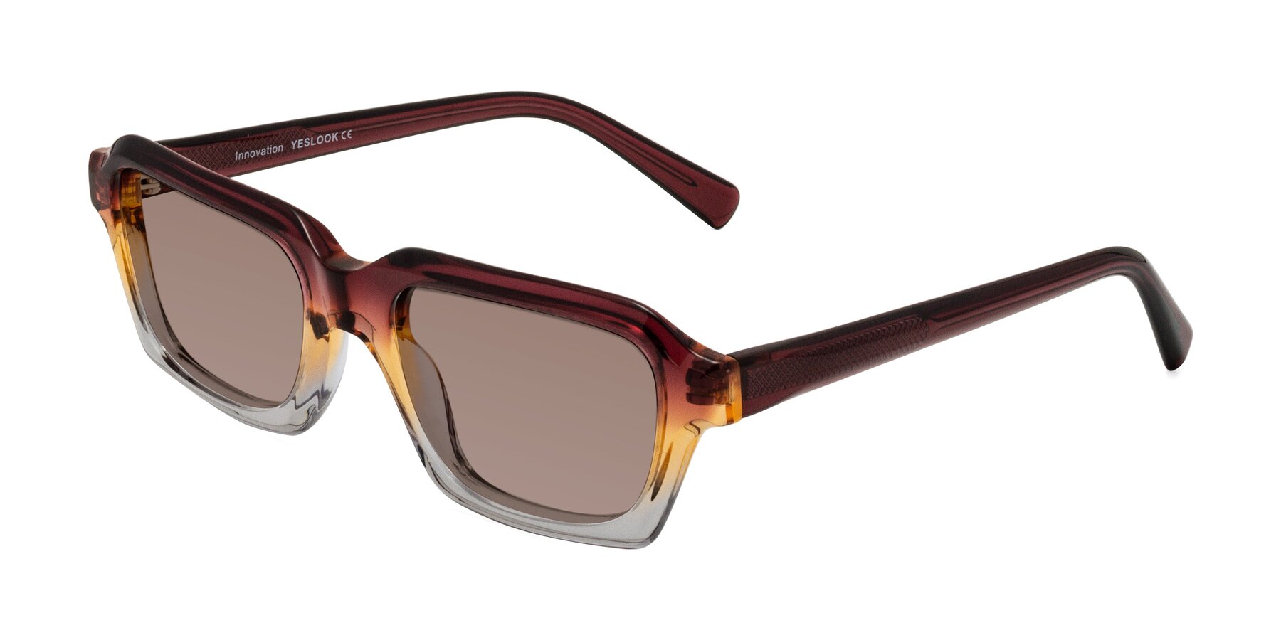 Angle of Innovation in Dawn with Medium Brown Tinted Lenses