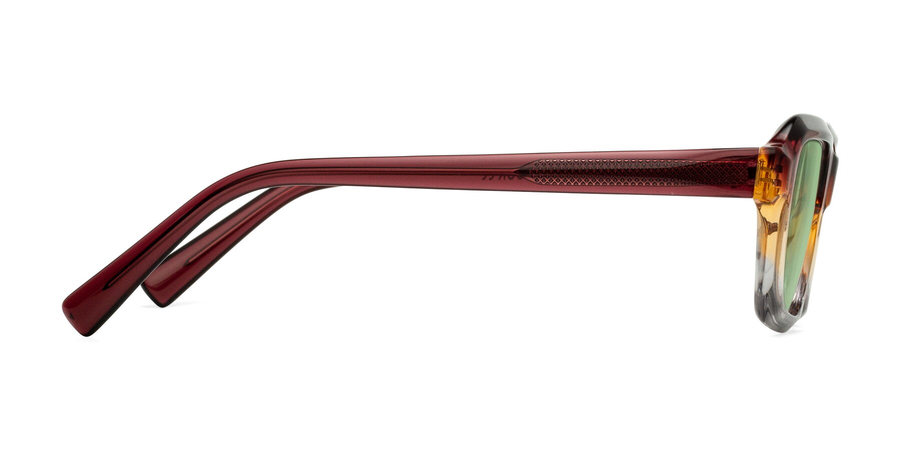 Side of Innovation in Dawn with Medium Green Tinted Lenses