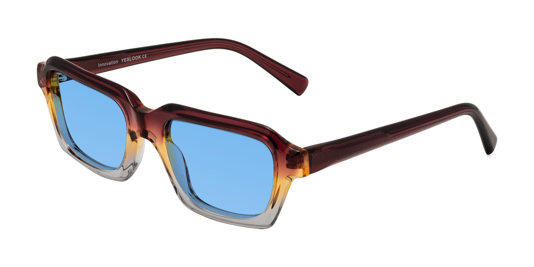 Angle of Innovation in Dawn with Medium Blue Tinted Lenses