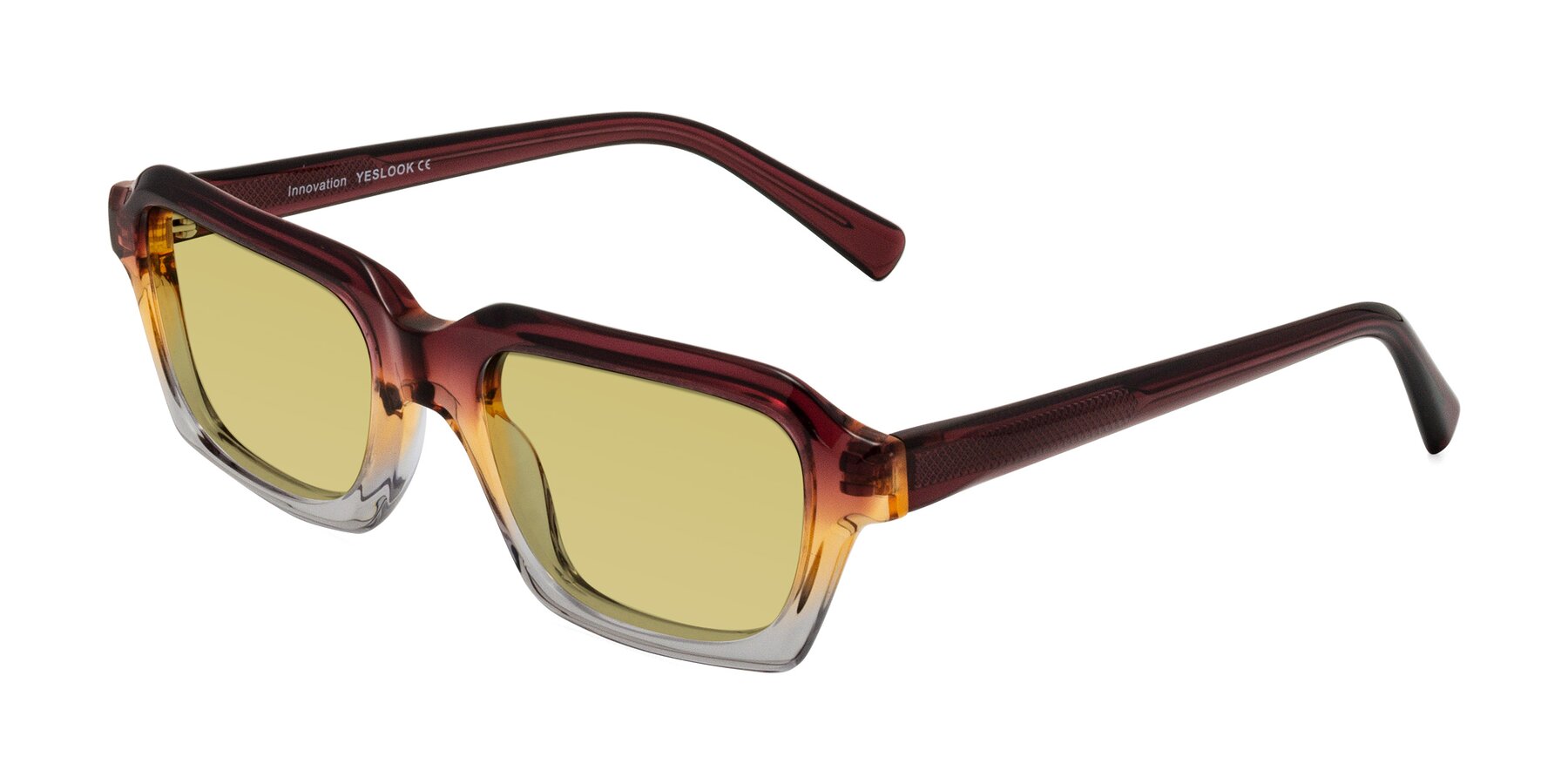Angle of Innovation in Dawn with Medium Champagne Tinted Lenses