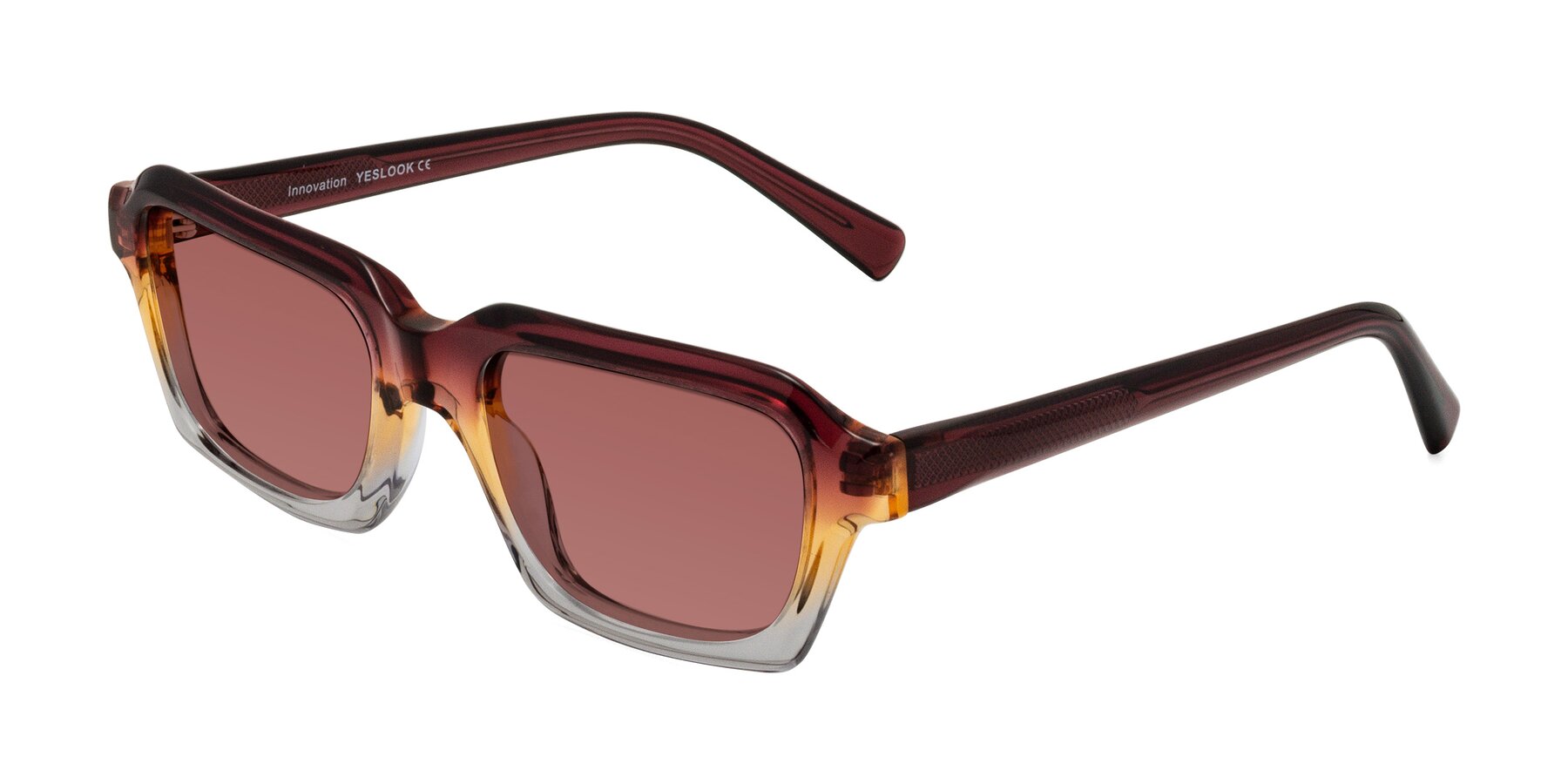 Angle of Innovation in Dawn with Garnet Tinted Lenses
