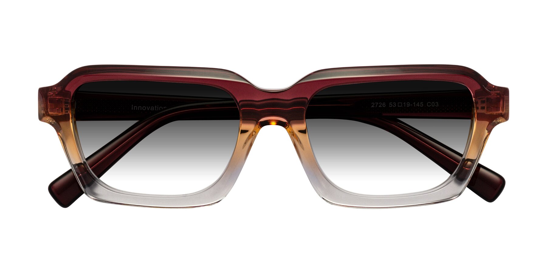 Folded Front of Innovation in Dawn with Gray Gradient Lenses