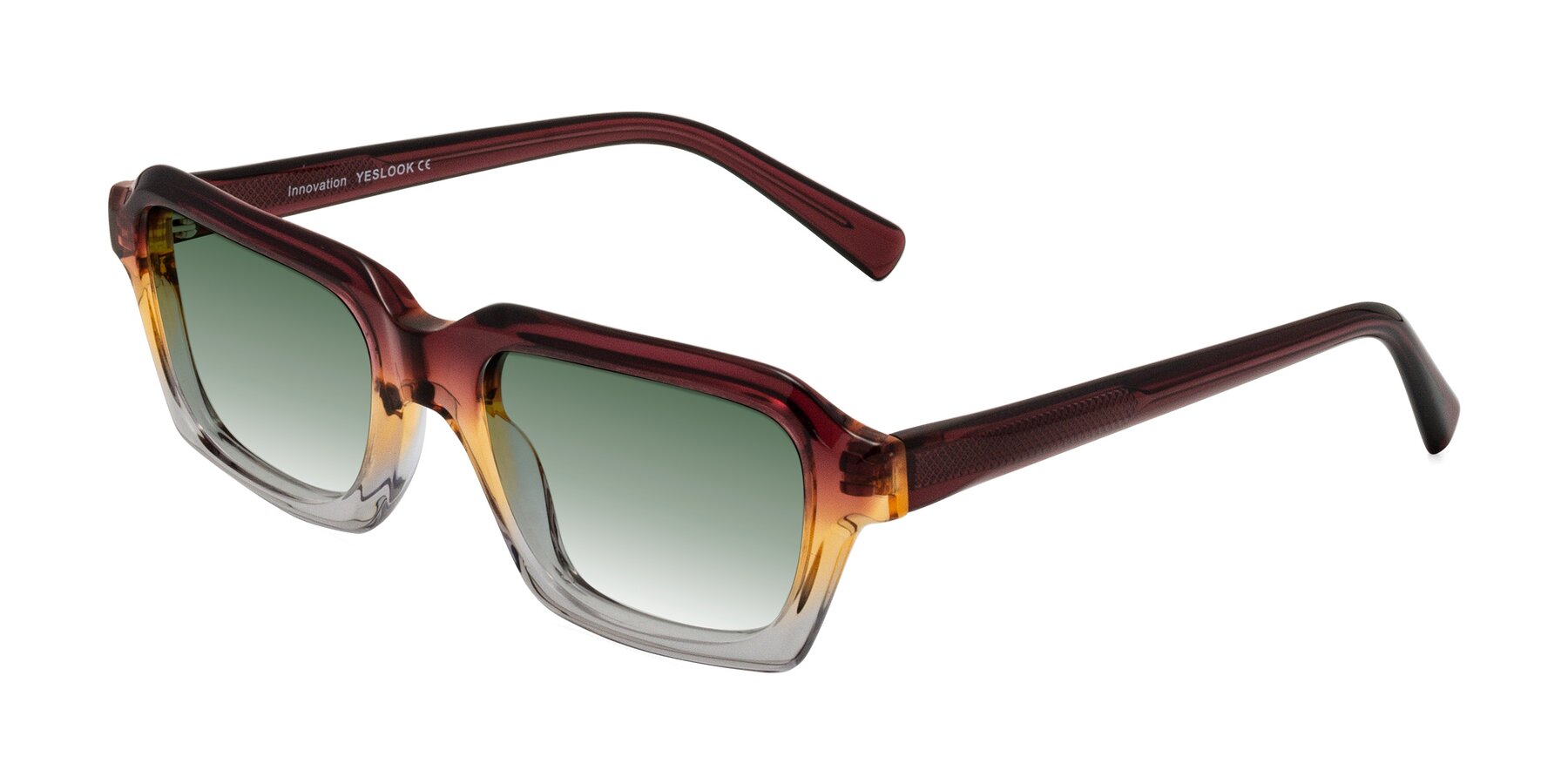 Angle of Innovation in Dawn with Green Gradient Lenses