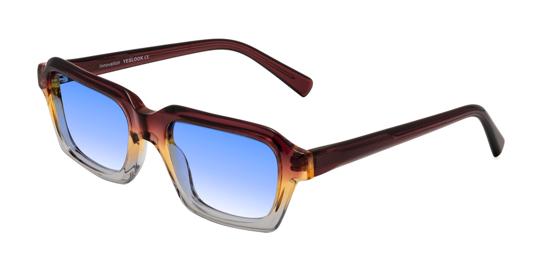 Angle of Innovation in Dawn with Blue Gradient Lenses