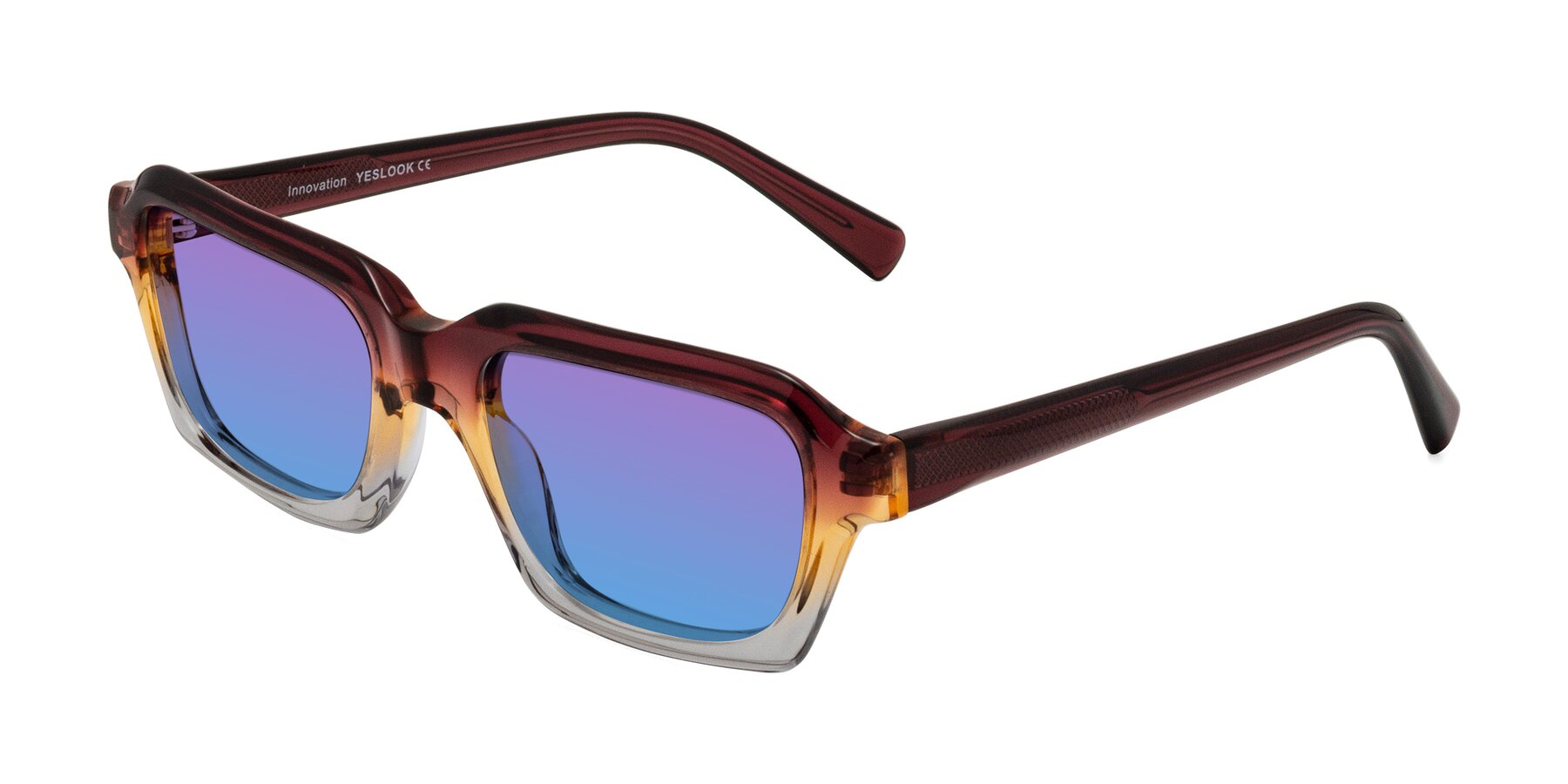 Angle of Innovation in Dawn with Purple / Blue Gradient Lenses