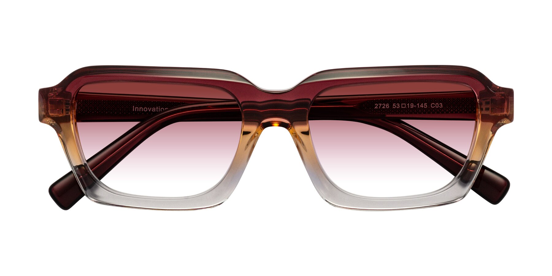 Folded Front of Innovation in Dawn with Garnet Gradient Lenses