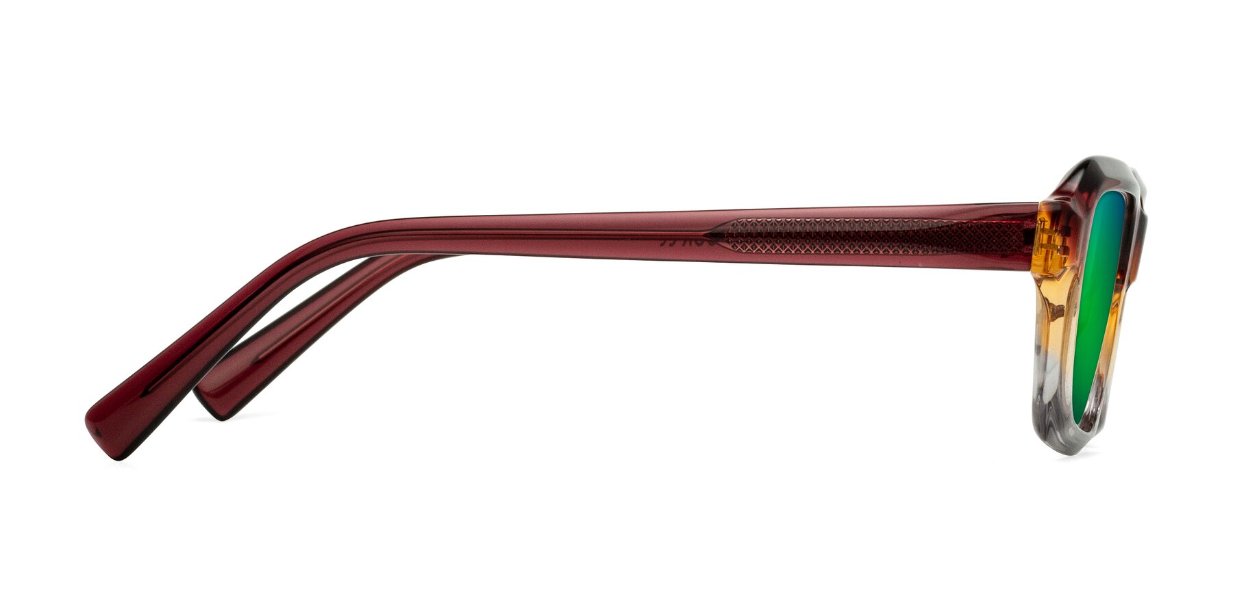 Side of Innovation in Dawn with Green Mirrored Lenses