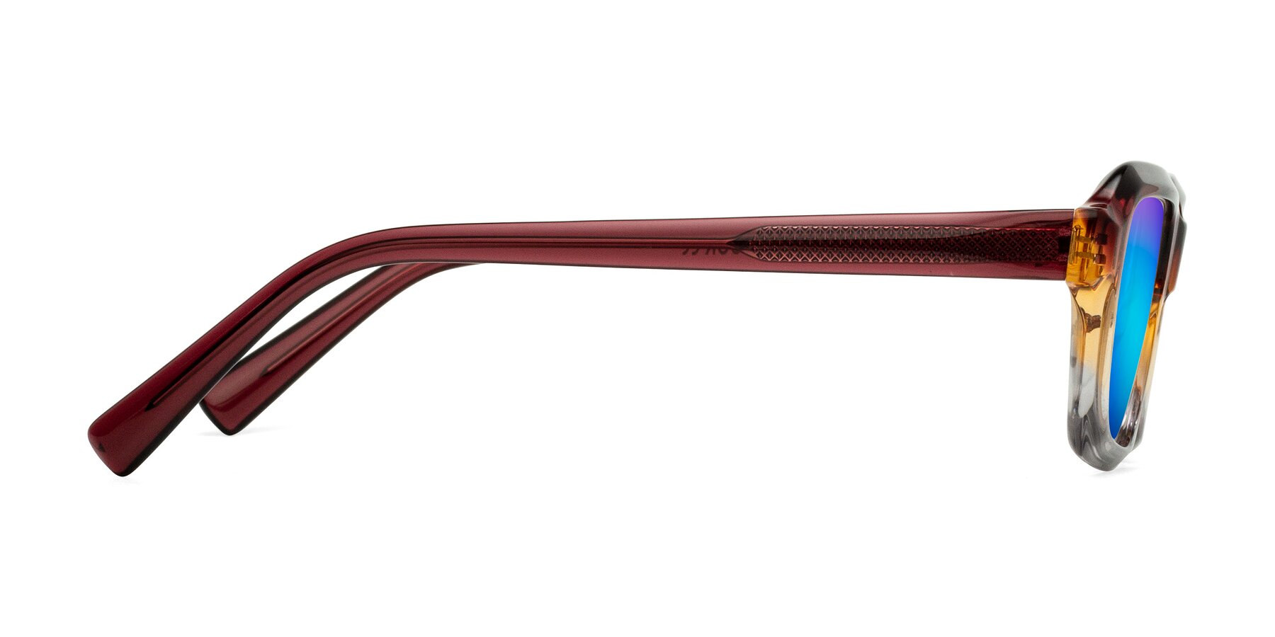 Side of Innovation in Dawn with Blue Mirrored Lenses