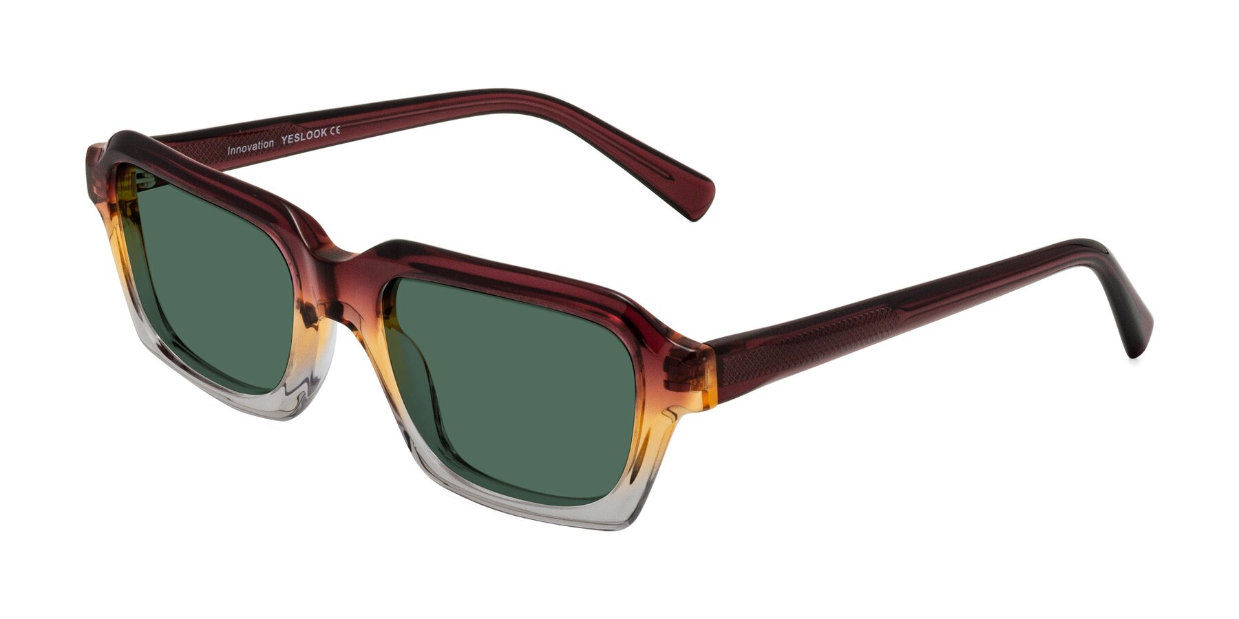 Angle of Innovation in Dawn with Green Polarized Lenses
