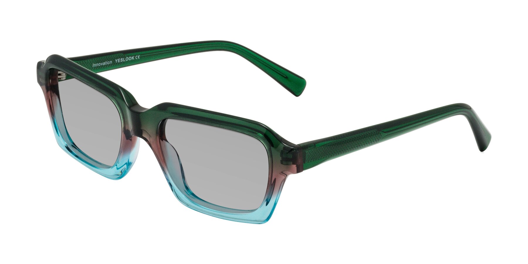 Angle of Innovation in Aurora with Light Gray Tinted Lenses