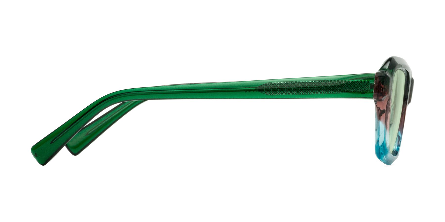Side of Innovation in Aurora with Light Green Tinted Lenses