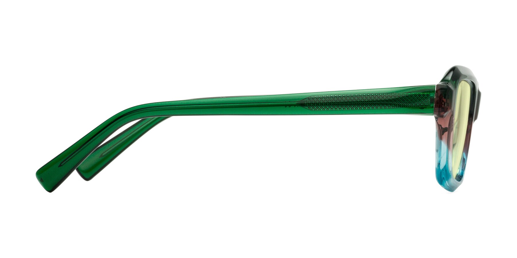 Side of Innovation in Aurora with Light Yellow Tinted Lenses
