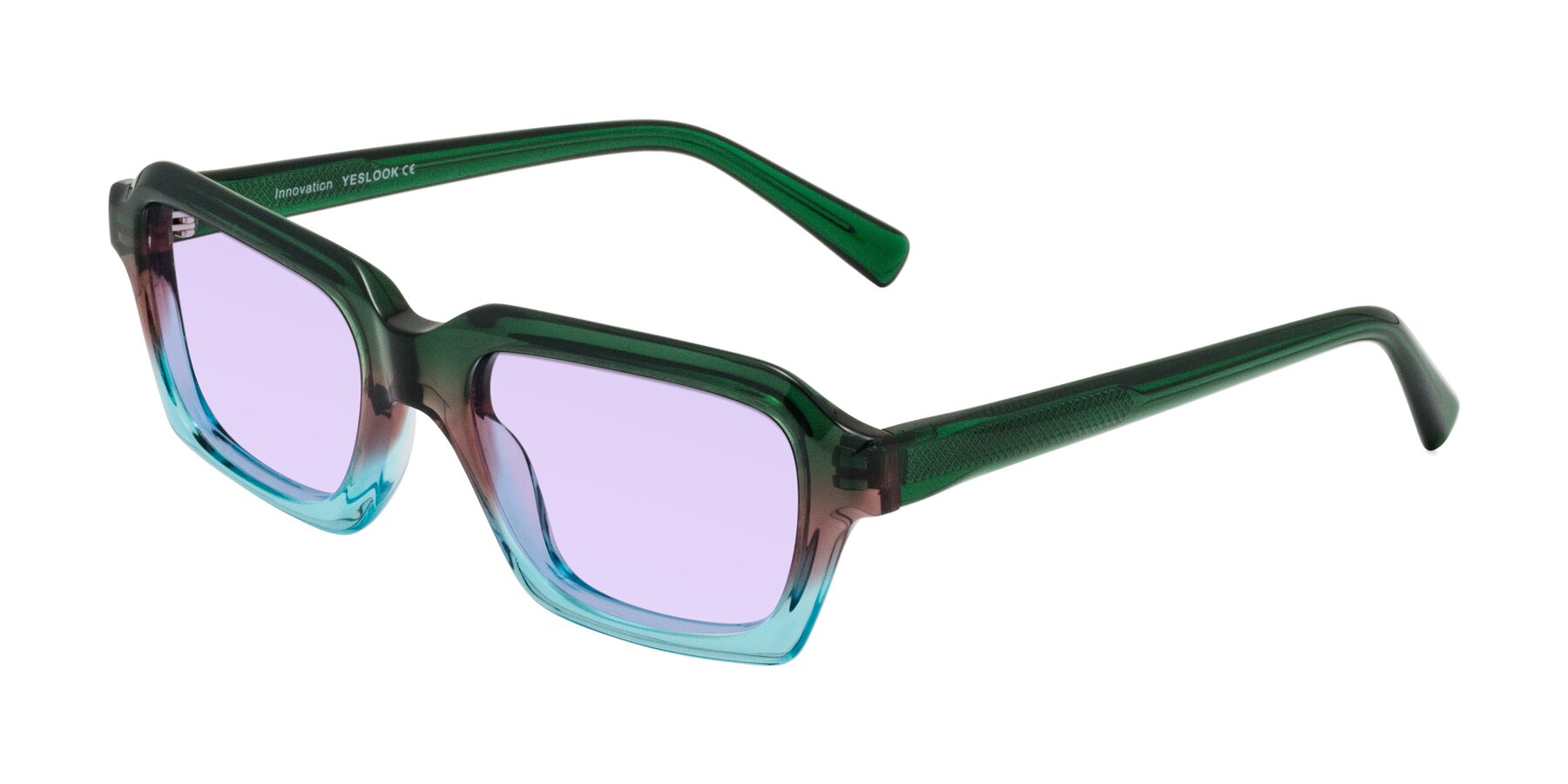 Angle of Innovation in Aurora with Light Purple Tinted Lenses