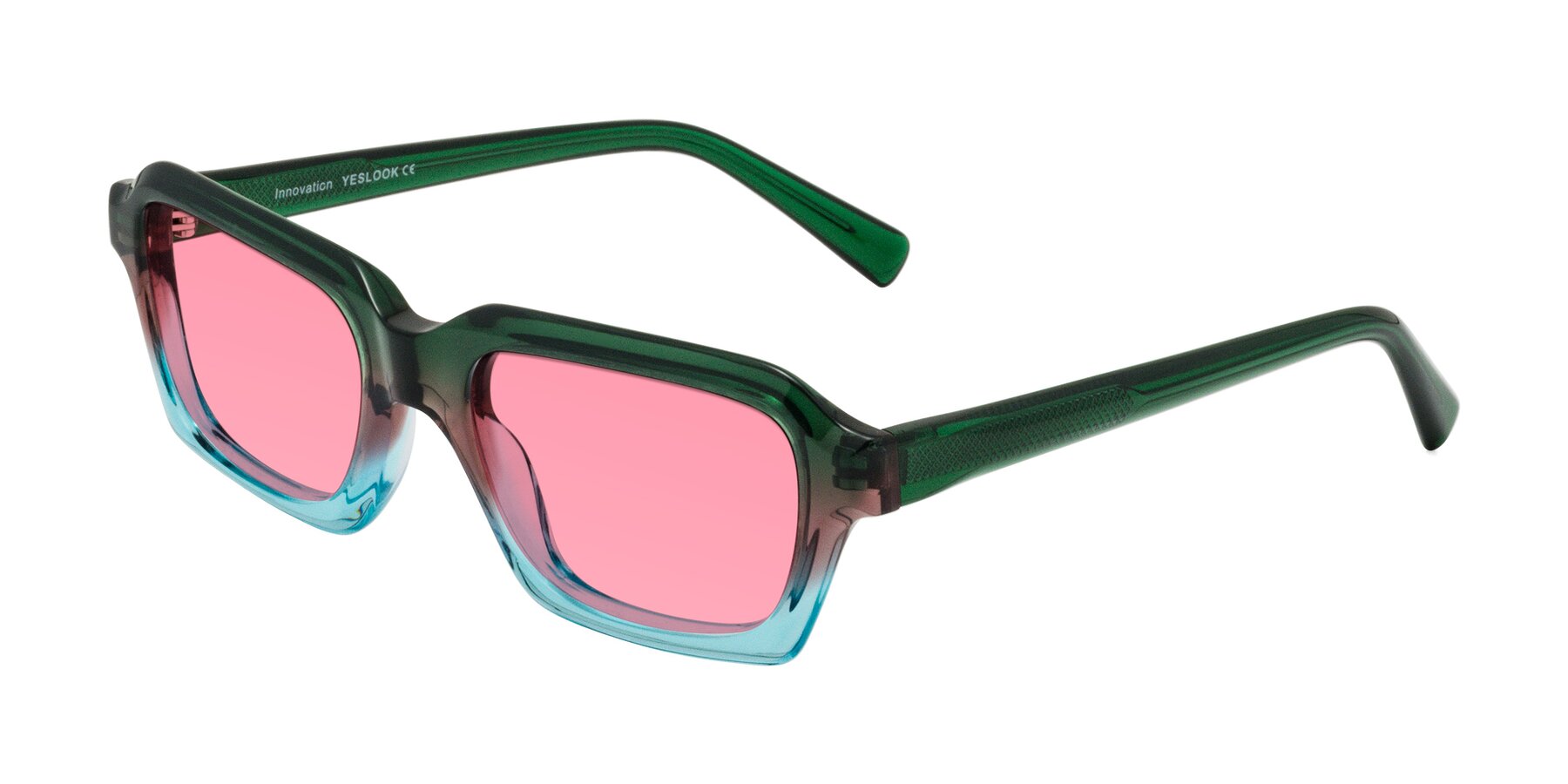Angle of Innovation in Aurora with Pink Tinted Lenses