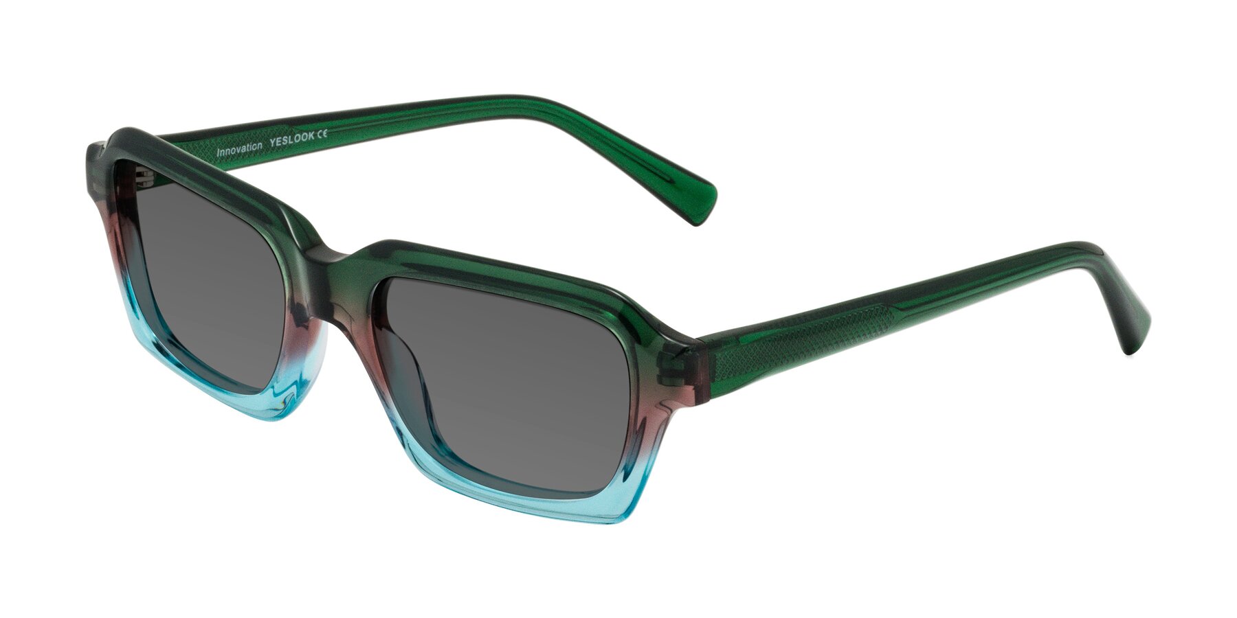 Angle of Innovation in Aurora with Medium Gray Tinted Lenses