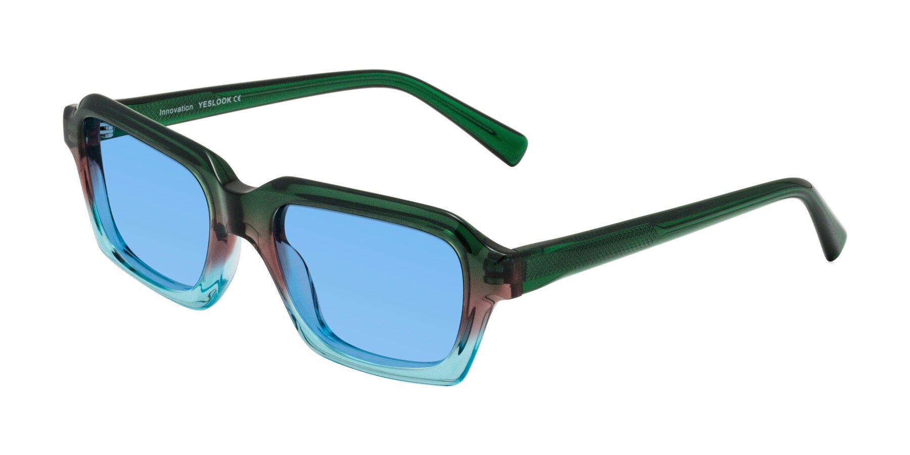 Angle of Innovation in Aurora with Medium Blue Tinted Lenses