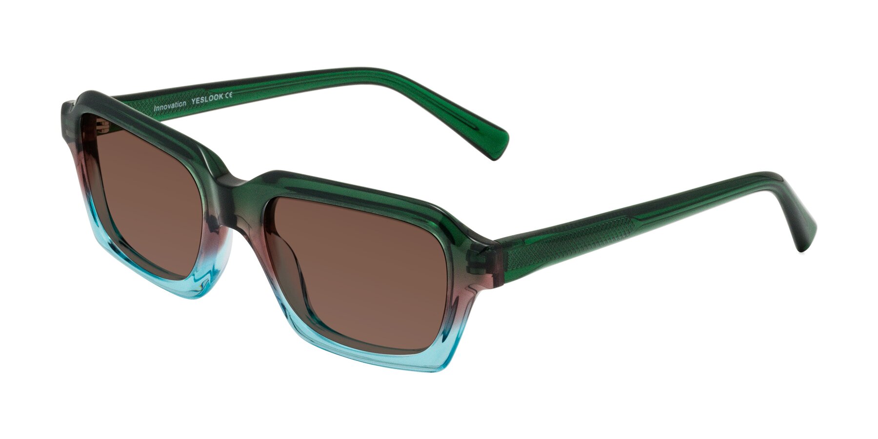 Angle of Innovation in Aurora with Brown Tinted Lenses