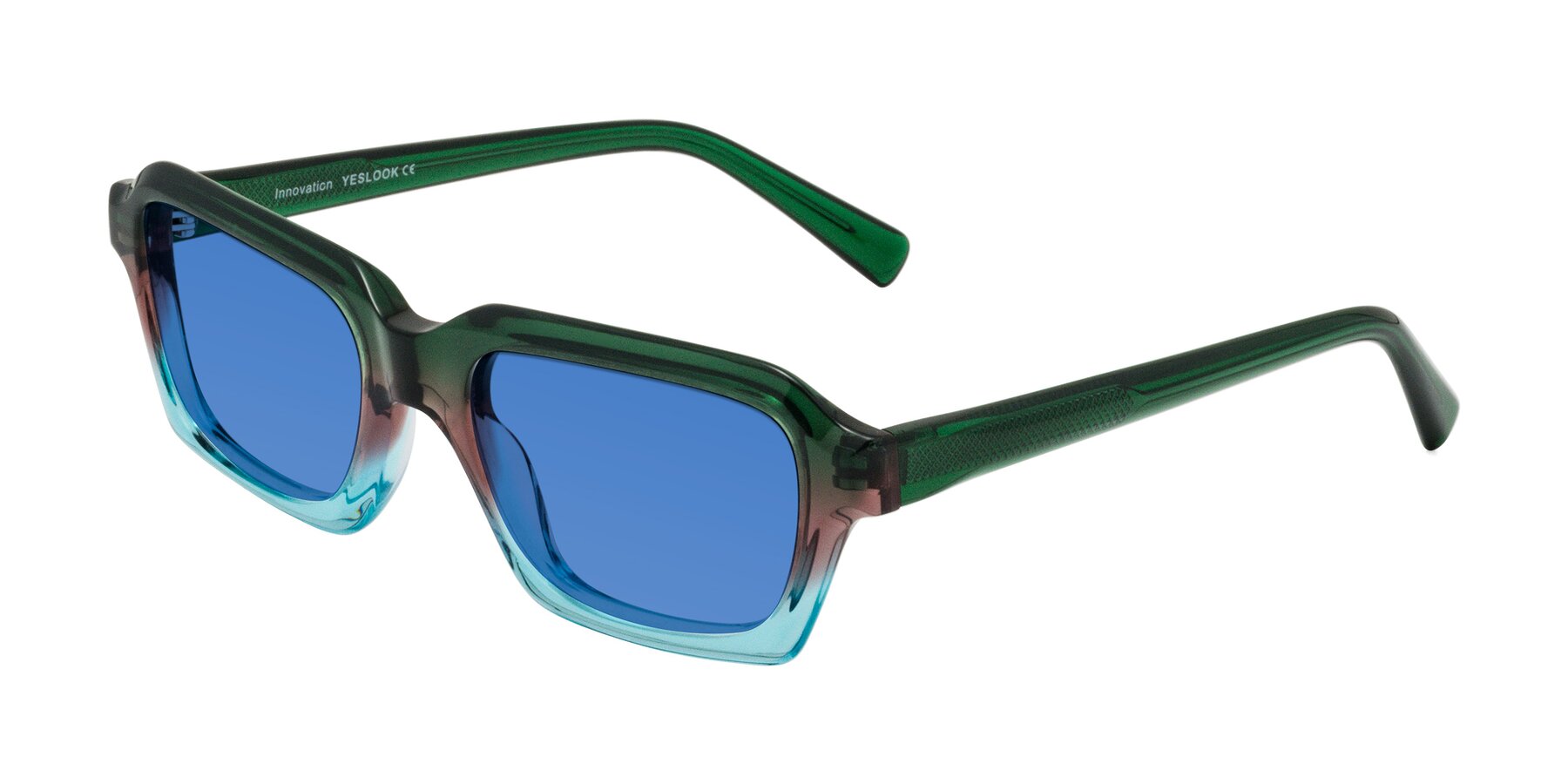 Angle of Innovation in Aurora with Blue Tinted Lenses
