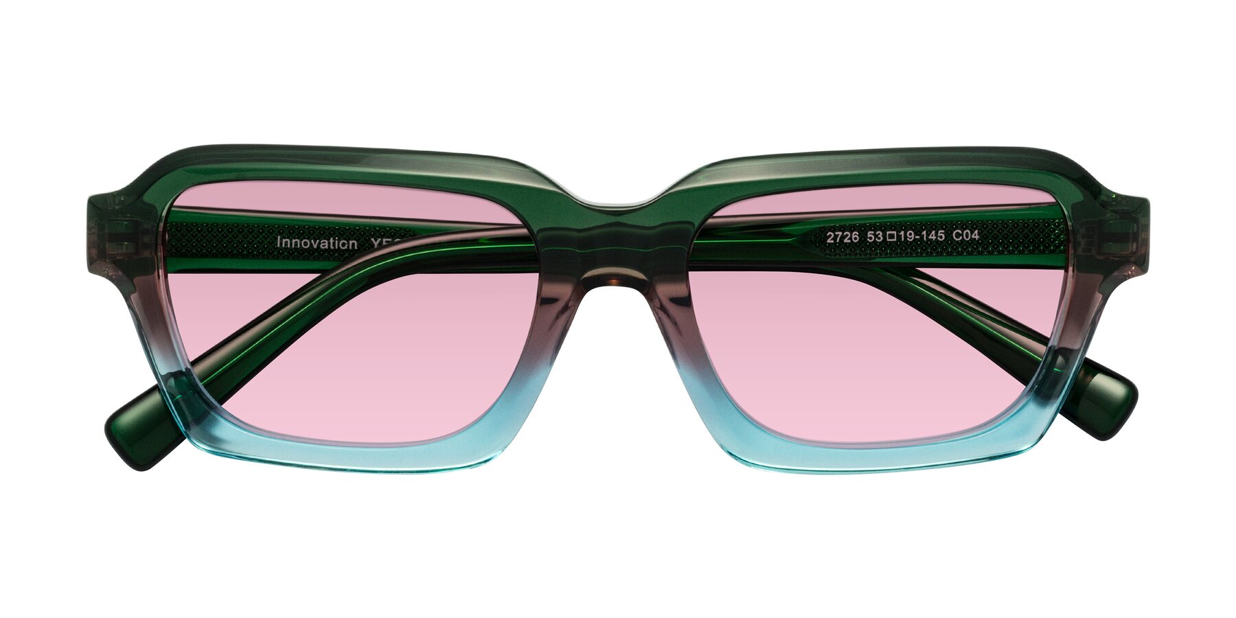 Folded Front of Innovation in Aurora with Light Wine Tinted Lenses
