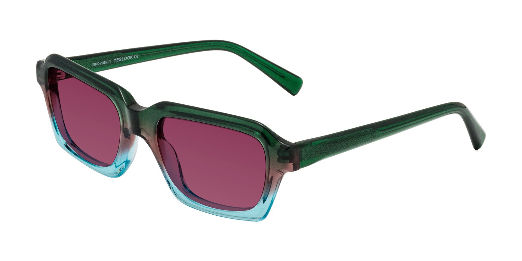 Angle of Innovation in Aurora with Wine Tinted Lenses