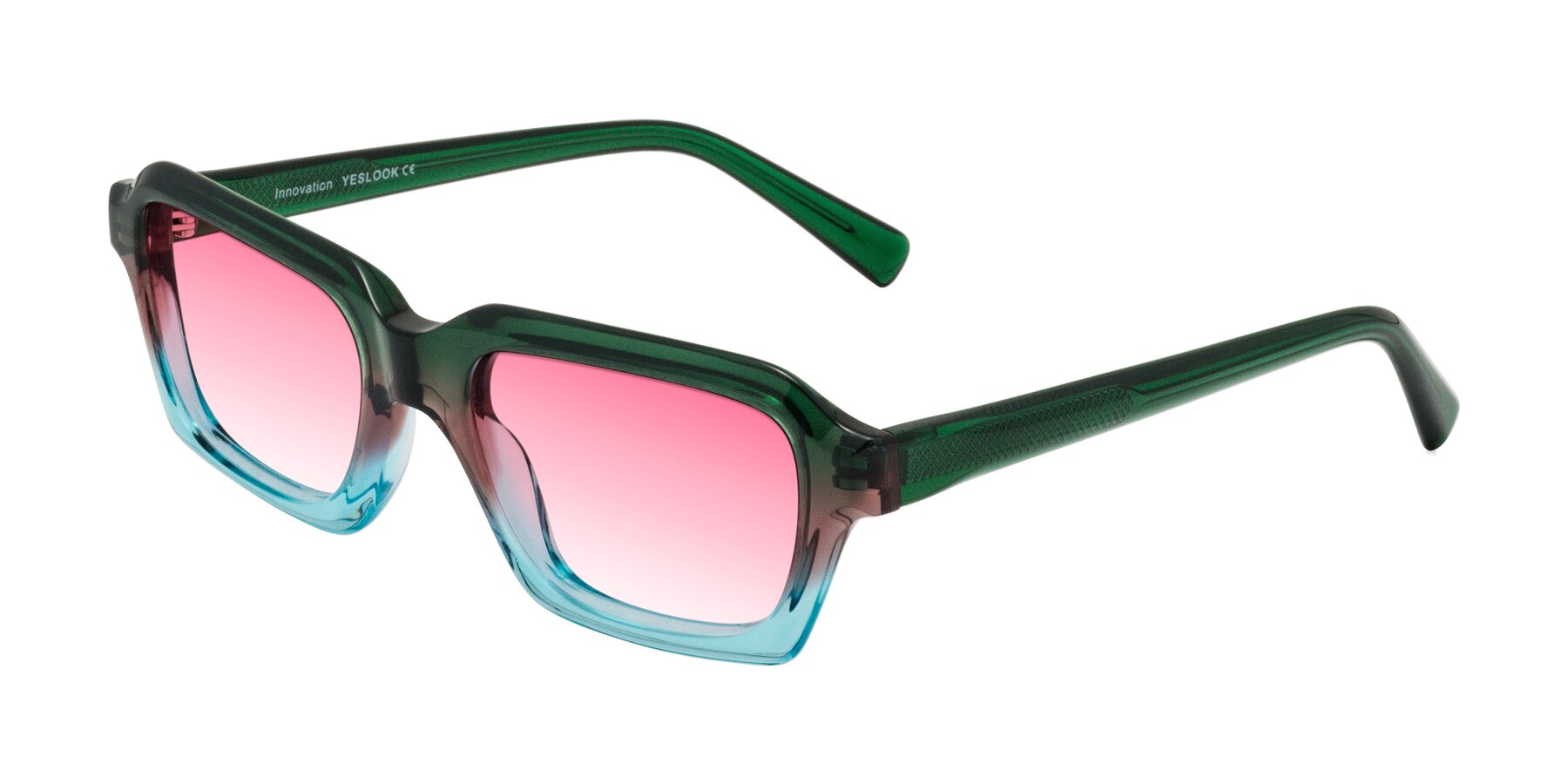 Angle of Innovation in Aurora with Pink Gradient Lenses