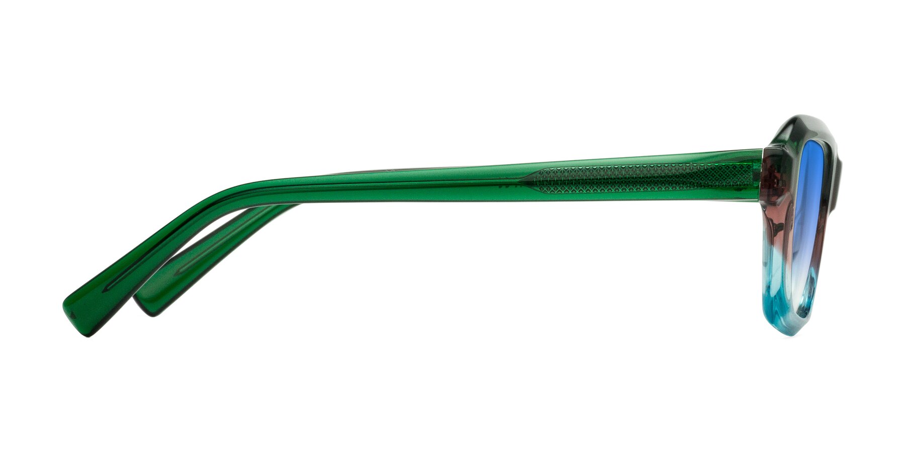 Side of Innovation in Aurora with Blue Gradient Lenses