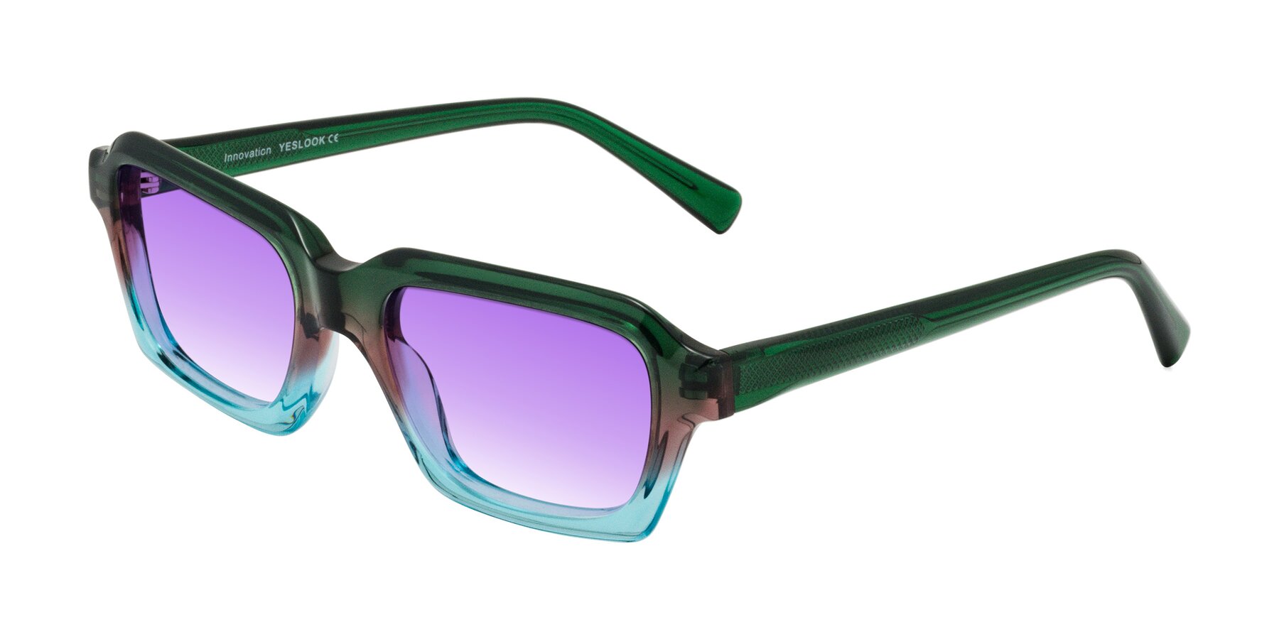 Angle of Innovation in Aurora with Purple Gradient Lenses