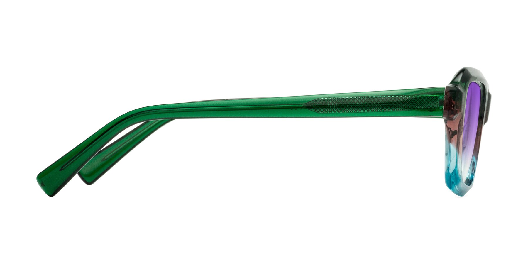 Side of Innovation in Aurora with Purple Gradient Lenses