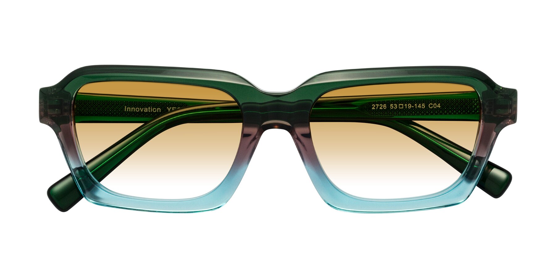 Folded Front of Innovation in Aurora with Champagne Gradient Lenses