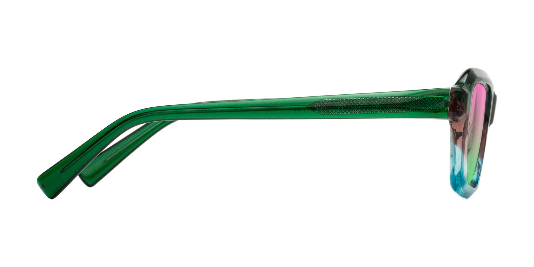 Side of Innovation in Aurora with Pink / Green Gradient Lenses