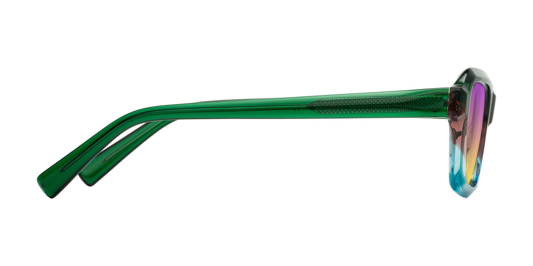 Side of Innovation in Aurora with Purple / Yellow Gradient Lenses