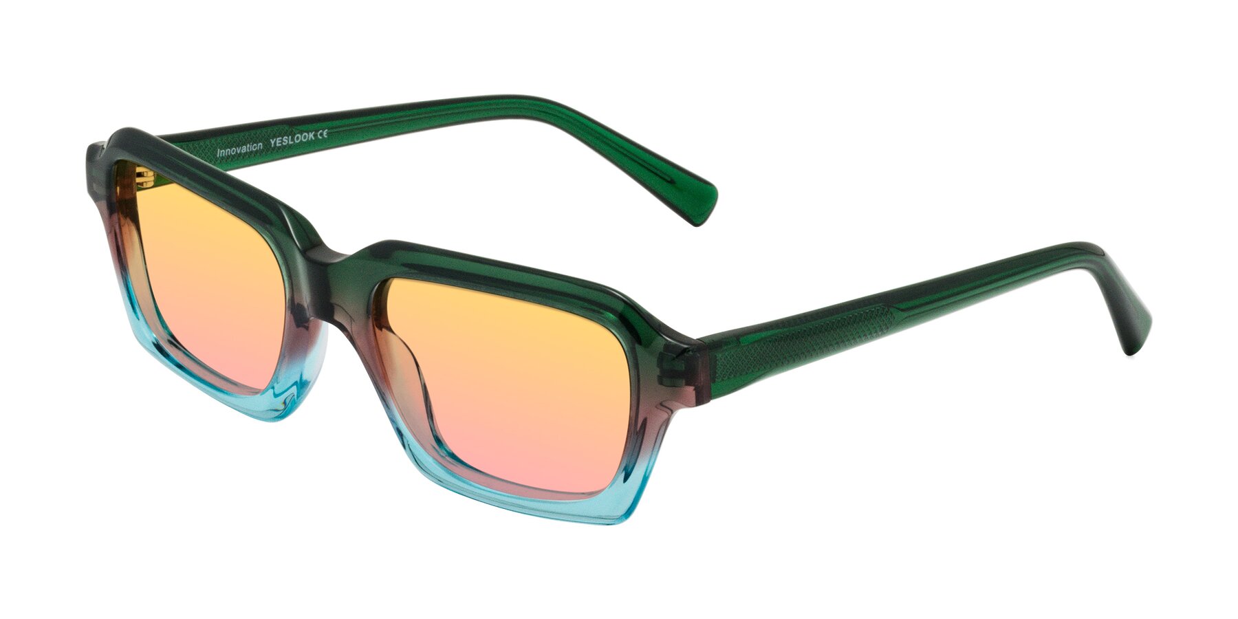 Angle of Innovation in Aurora with Yellow / Pink Gradient Lenses