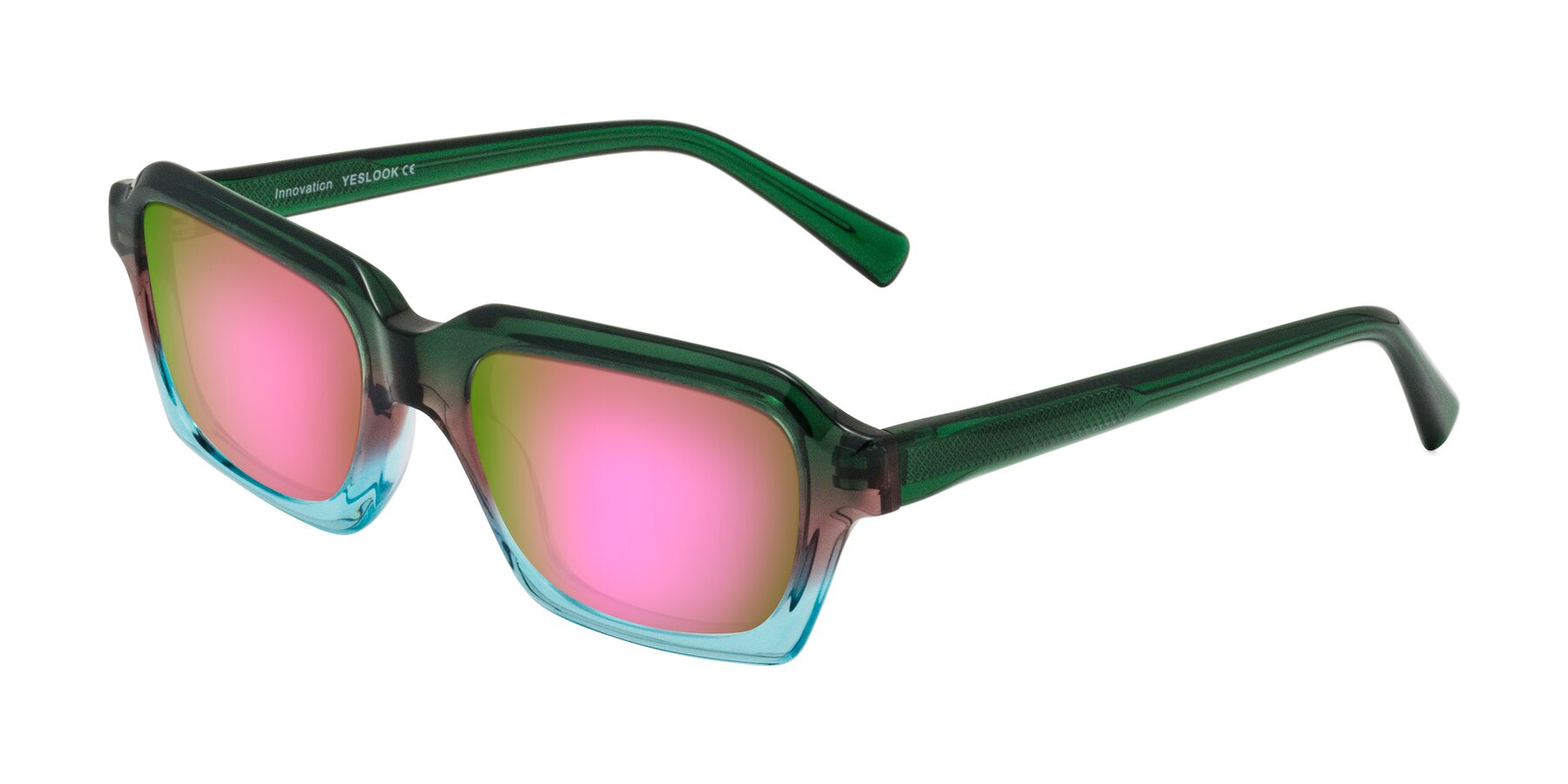 Angle of Innovation in Aurora with Pink Mirrored Lenses