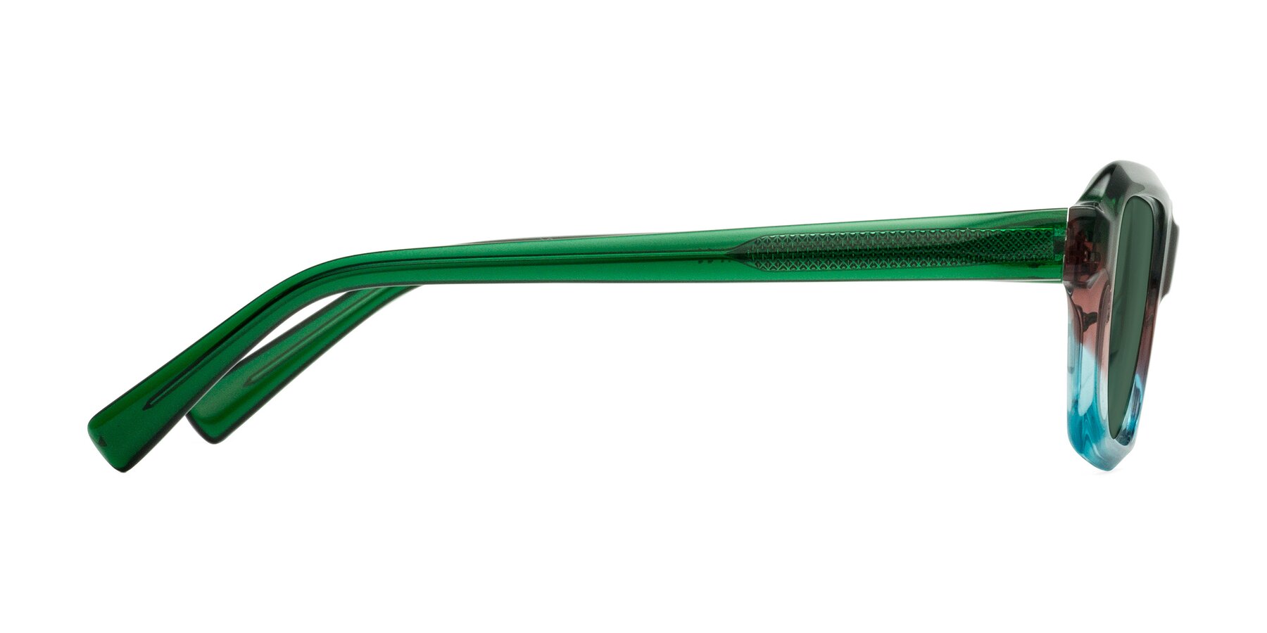 Side of Innovation in Aurora with Green Polarized Lenses