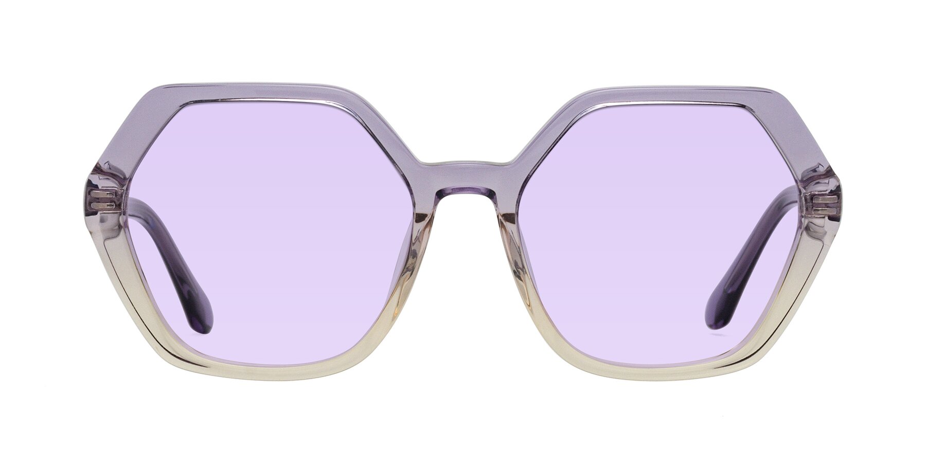 McFadden - Clear Purple/Champagne Sunglasses
