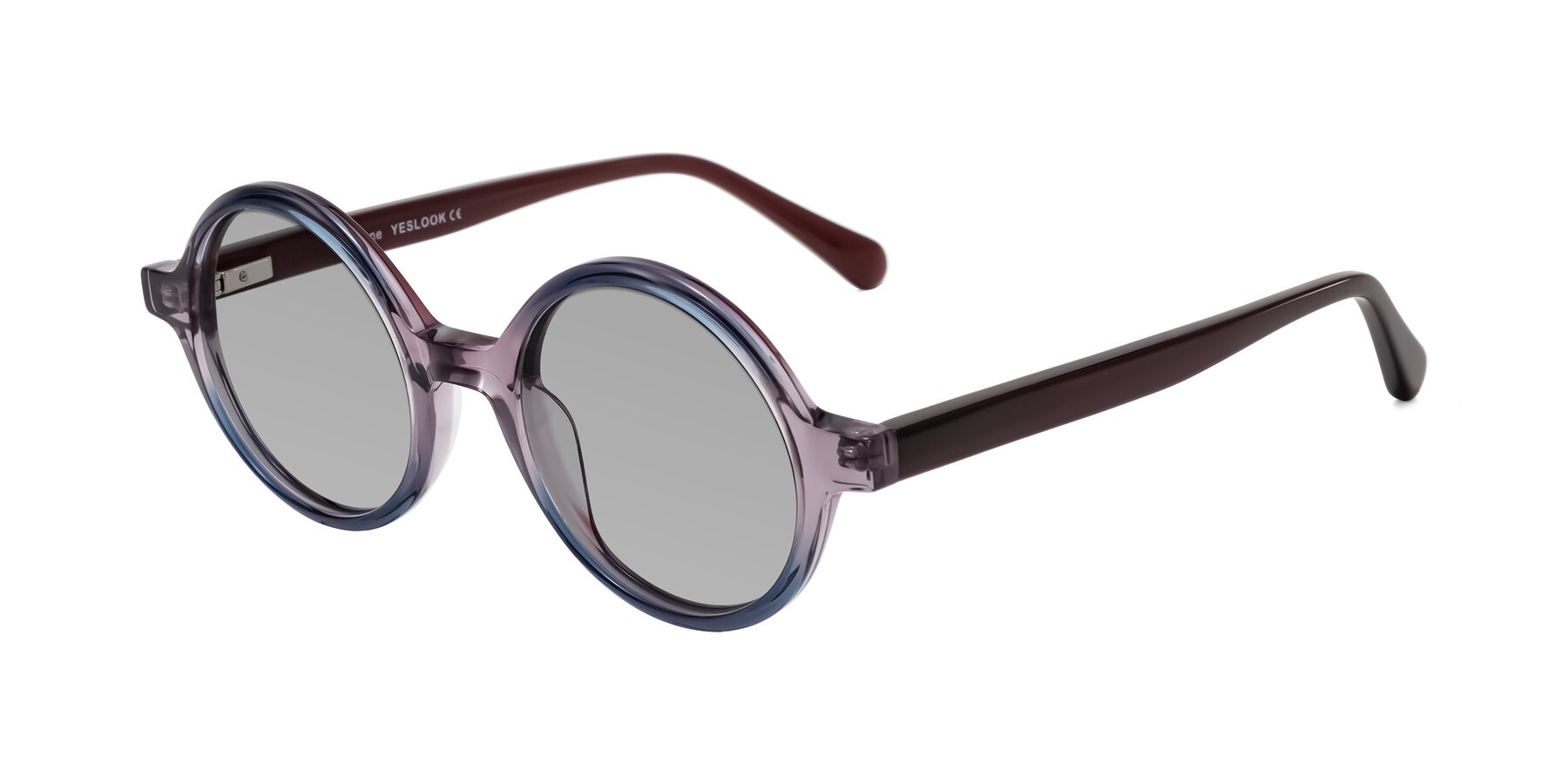 Angle of Serene in Faded Purple with Light Gray Tinted Lenses