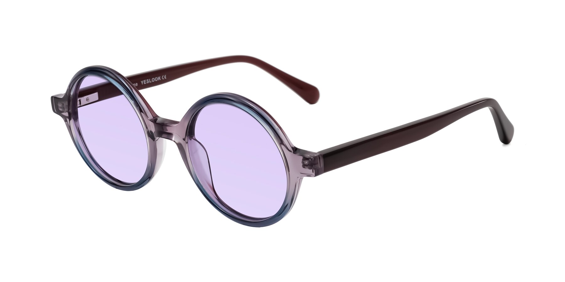 Angle of Serene in Faded Purple with Light Purple Tinted Lenses