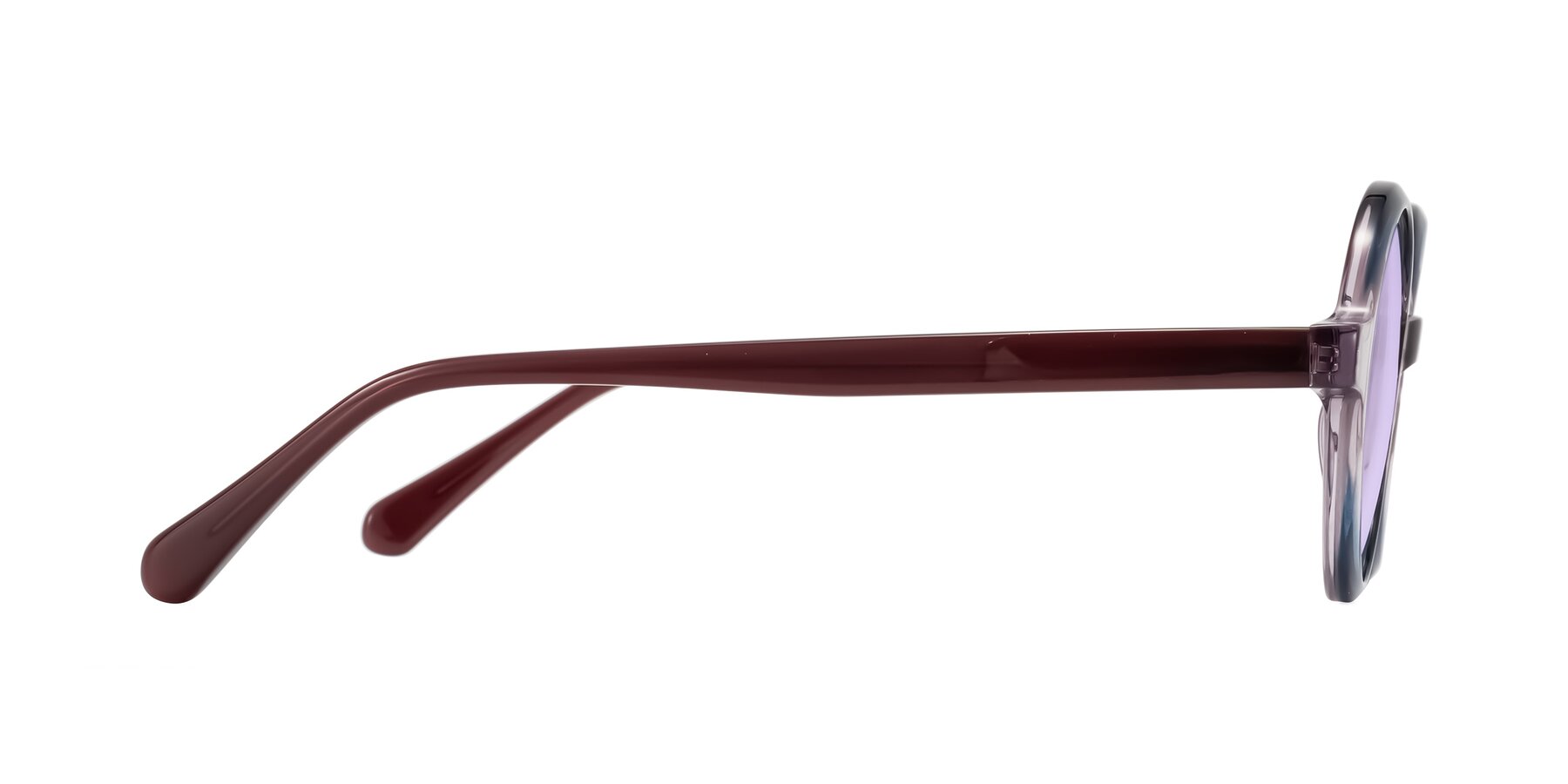 Side of Serene in Faded Purple with Light Purple Tinted Lenses