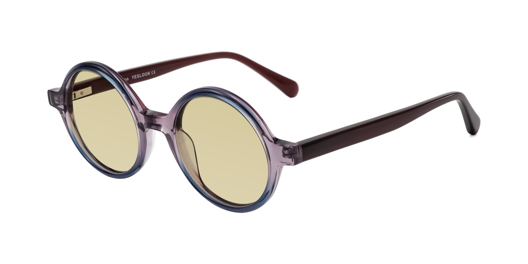 Angle of Serene in Faded Purple with Light Champagne Tinted Lenses