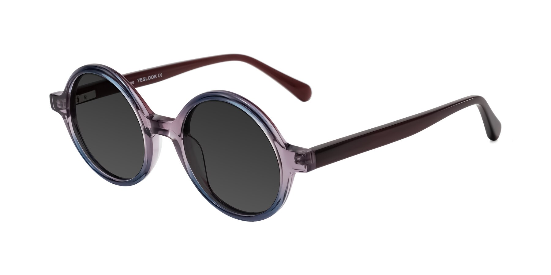 Angle of Serene in Faded Purple with Gray Tinted Lenses