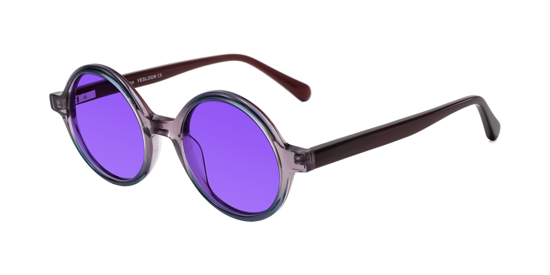 Angle of Serene in Faded Purple with Purple Tinted Lenses