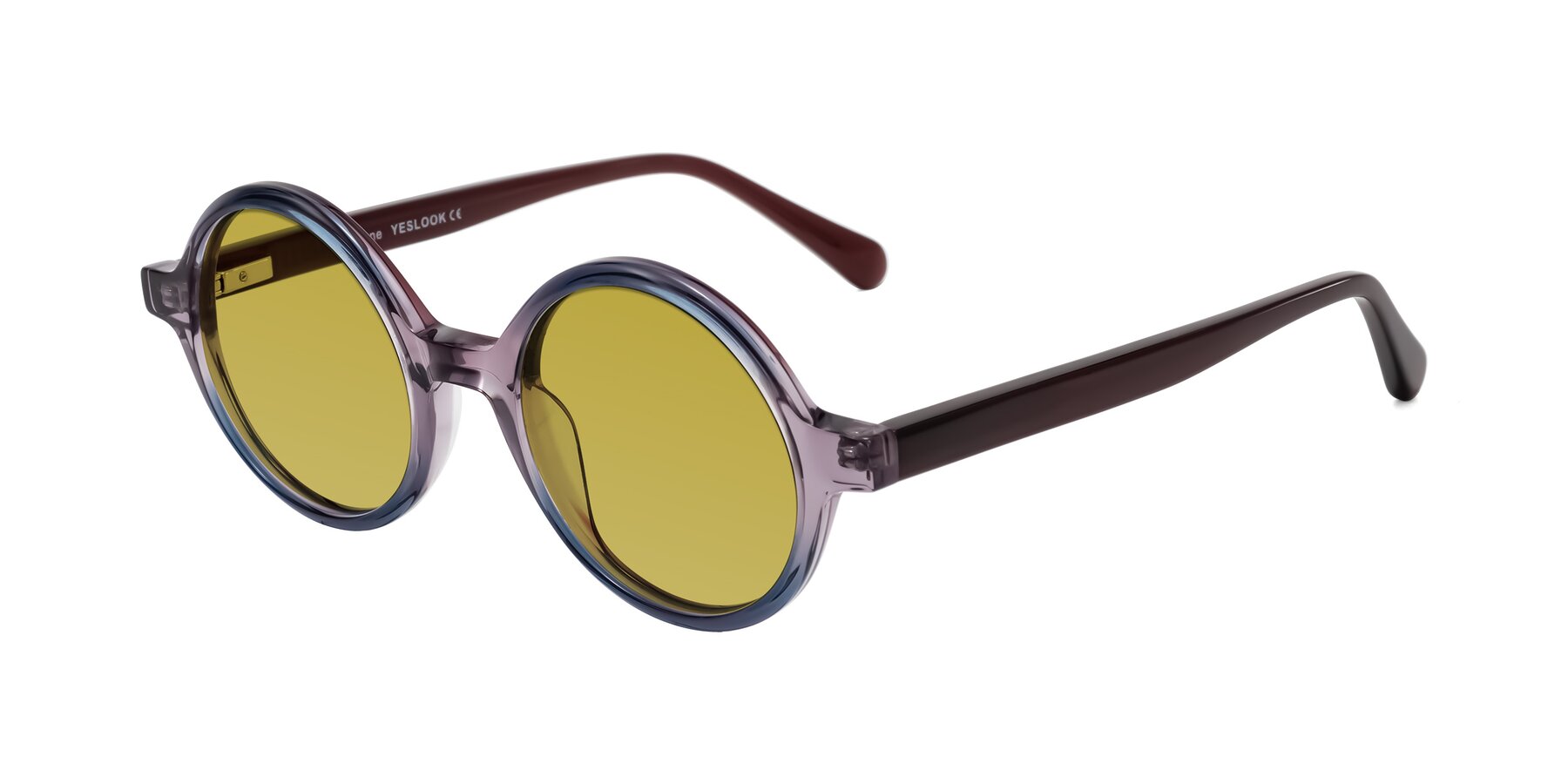 Angle of Serene in Faded Purple with Champagne Tinted Lenses