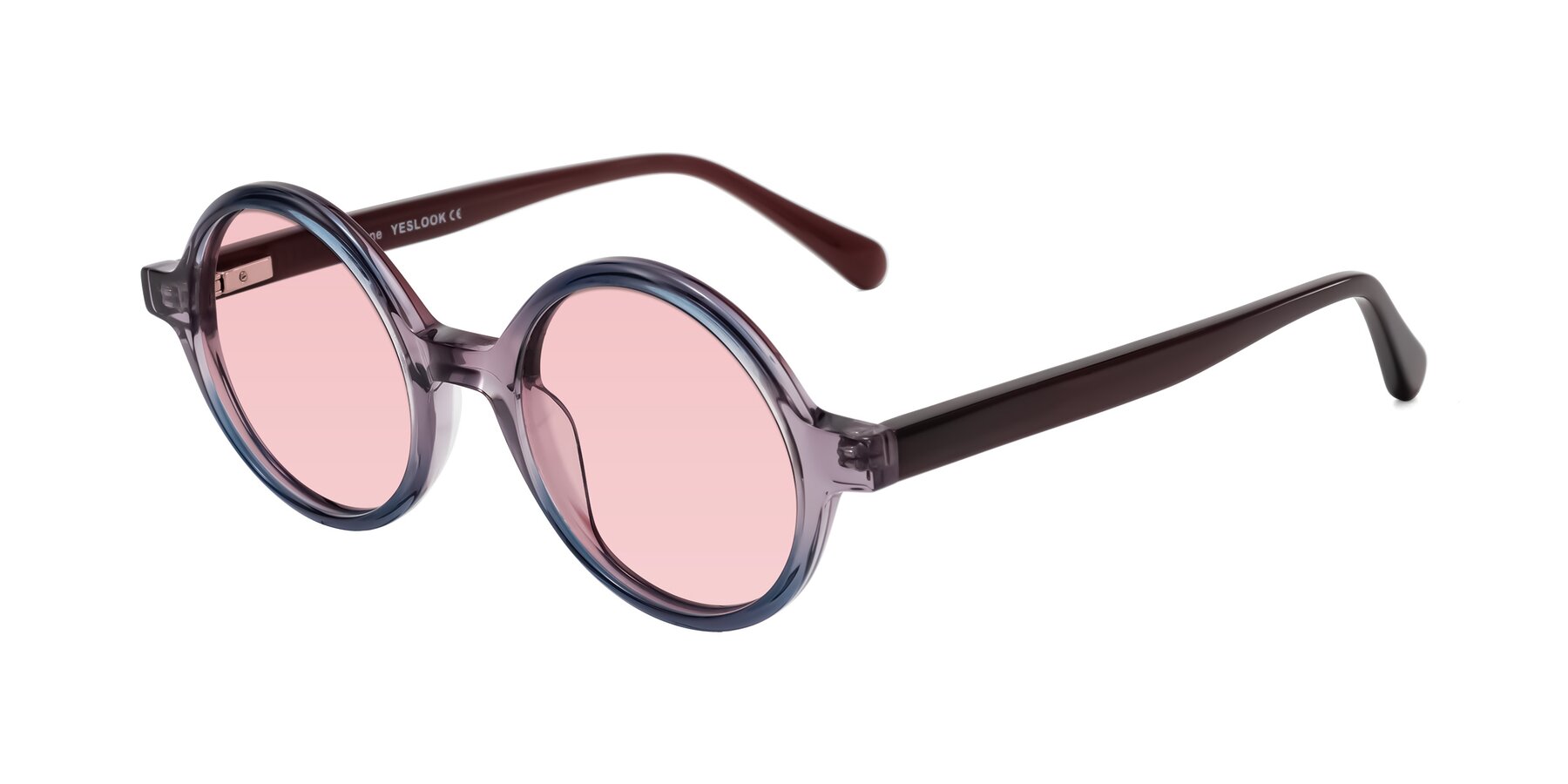 Angle of Serene in Faded Purple with Light Garnet Tinted Lenses