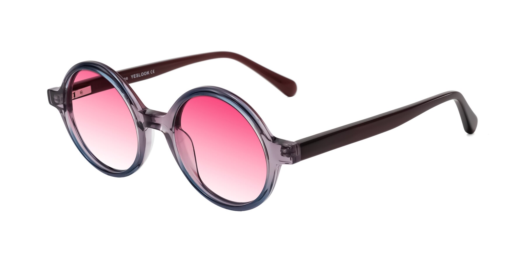 Angle of Serene in Faded Purple with Pink Gradient Lenses
