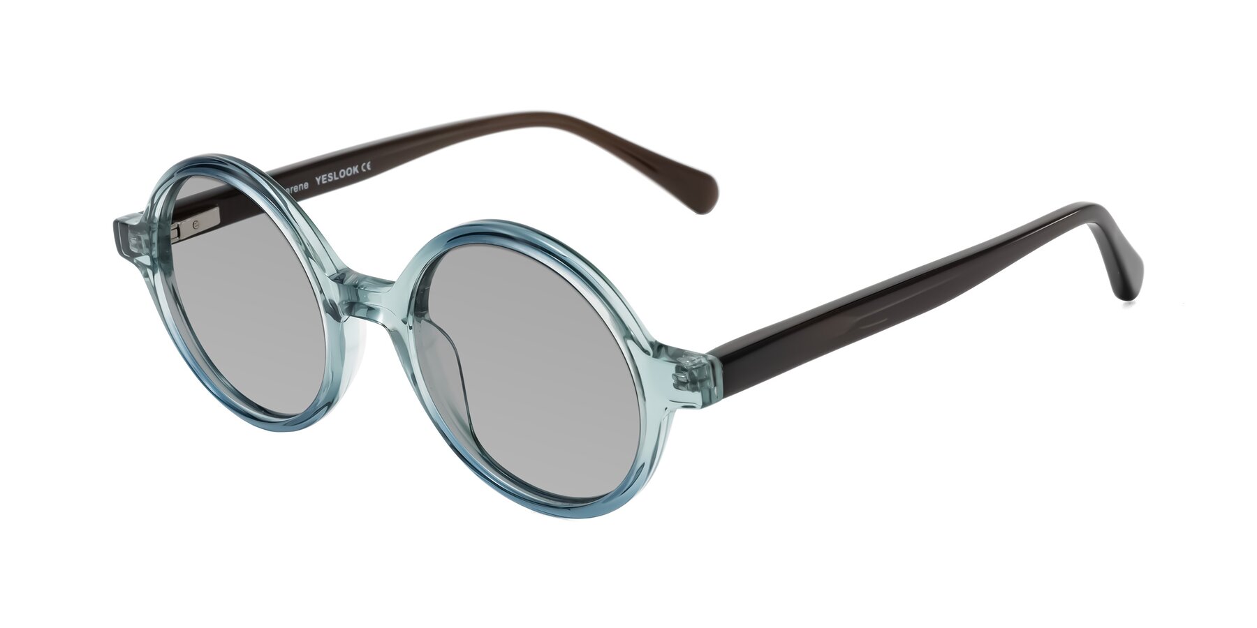 Angle of Serene in Faded Green with Light Gray Tinted Lenses