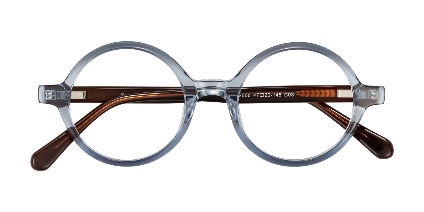 Serene - Faded Blue Eyeglasses