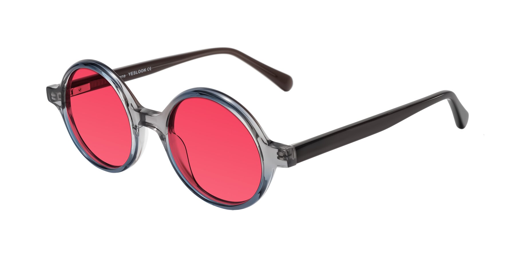 Angle of Serene in Faded Gray with Red Tinted Lenses